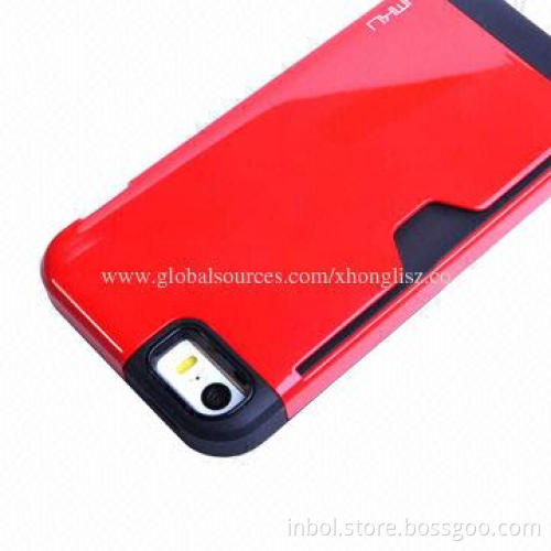 PC Case for iPhone 5S with Card Slot, Customized Patterns Accepted